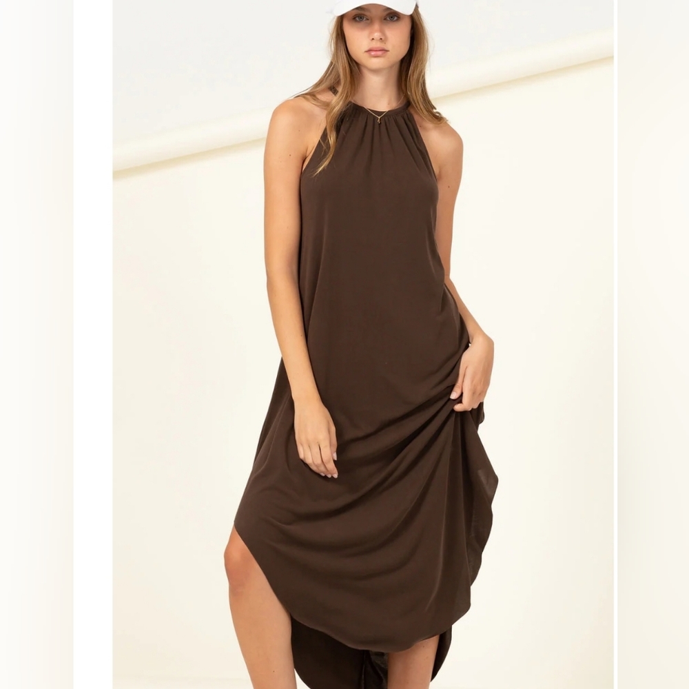 Capella Halter Maxi Dress